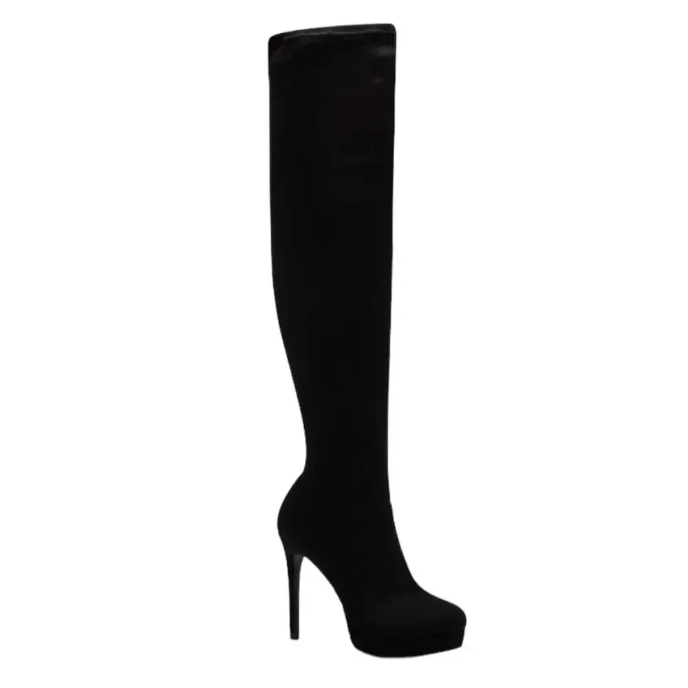 Thalia Sodi Women's Clarissa Over The Knee Boots Black Size 9 1/2